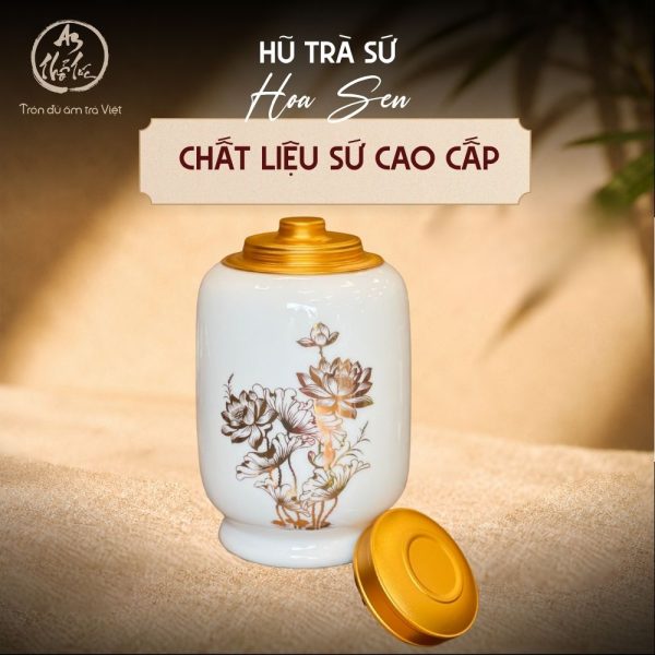 Hũ Trừ Sứ Hoa Sen
