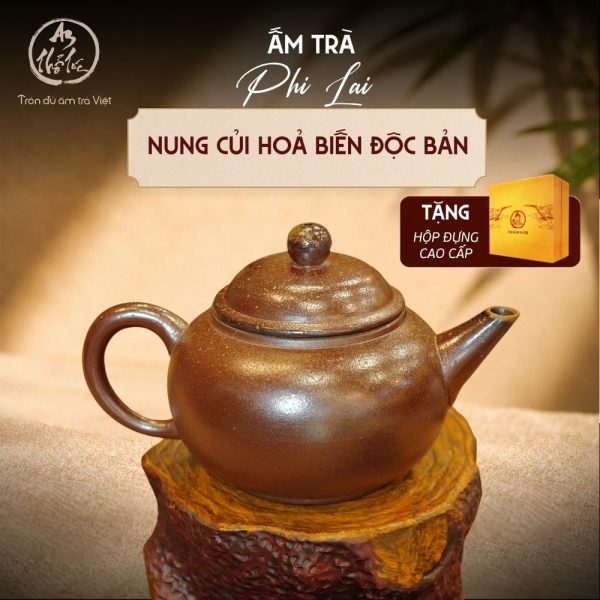 Ấm Trà Phi Lai Nung Củi