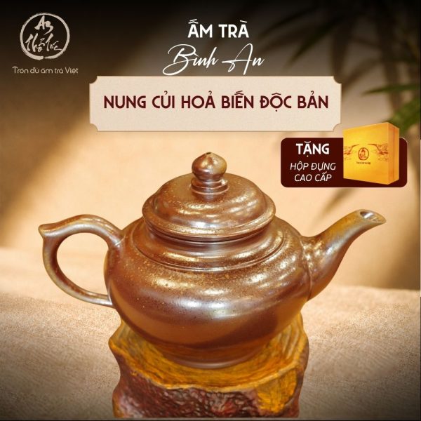 Ấm Bình An Nung Củi