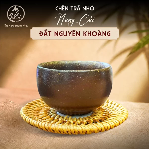 Chén Trà Nung Củi